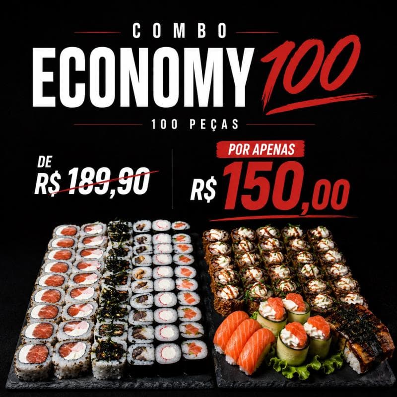 PROMO | ECONOMY 100 - 100 PEÇAS — 100 peças