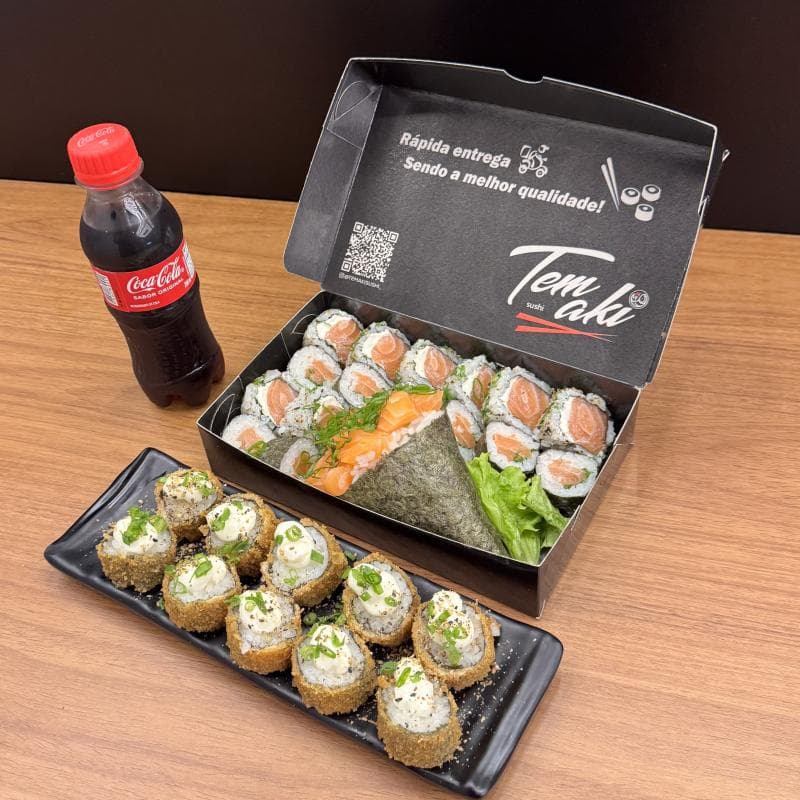 COMBO SALMÃO -30 PEÇAS +mini refri — 30 peças